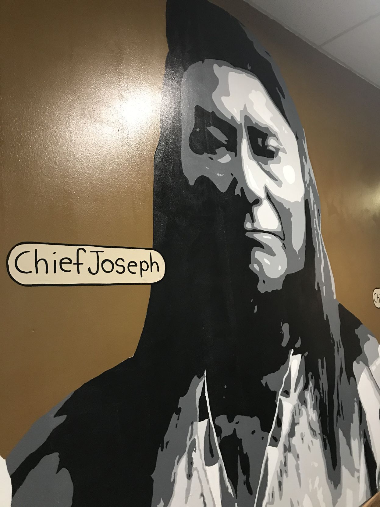 GEMS mural of Chief Joseph